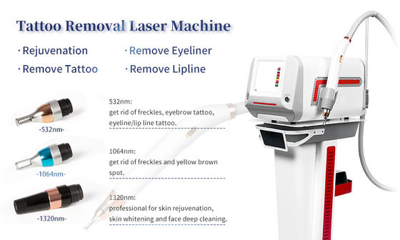 comprare Risolvi tutti i problemi di pigmentazione Macchina multifunzionale per la rimozione dei tatuaggi laser Nd Yag con più lunghezze d'onda fabbricazione online