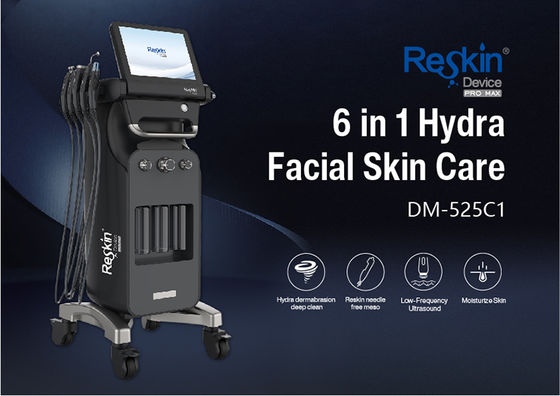 comprare Popular Hydra Facial Machine For Beauty Salon Spa With Advanced Technology And 6 Functions RF Ultrasonic Facial Care fabbricazione online