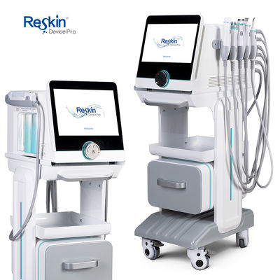 comprare Professional Hydrotherapy Facial Machine for Oxygen Skin Treatment 6 in 1 RF Skin Tightening Machine for Face Rejuvenation fabbricazione online