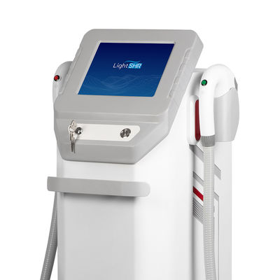 Rimozione dei capelli Ringiovanimento della pelle SHR IPL Cosmeticista 2000W Con 2 maniglie