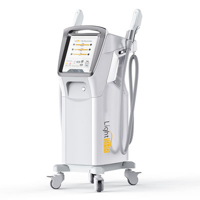 2 maniglie OPT SHR IPL Laser depilazione pelle ringiovanimento macchina di bellezza